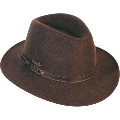 Pălărie Cowboy din Lână WILD WEST LINCOLN MELANGE · Maro 