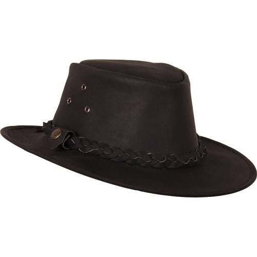 Pălărie Cowboy din Piele WILD WEST Hooley · Negru 