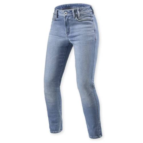 Blugi Moto Damă cu Cordura® REVIT SHELBY 3 SK L30 · Albastru 