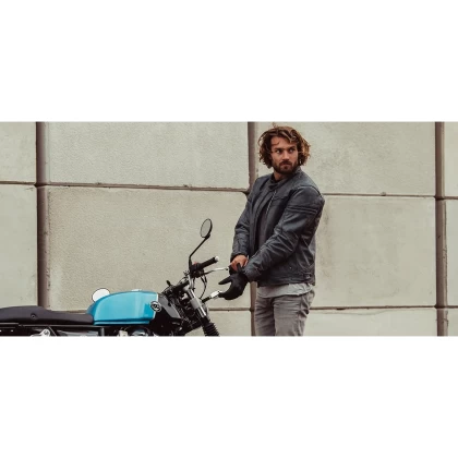 Mănuși Moto din Piele Naturală REVIT HAWK · Negru  - 3