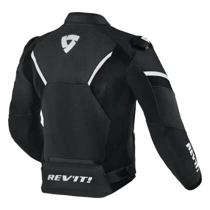 Geacă Moto din Piele și Textil REVIT MATADOR · Negru / Gri  - 1