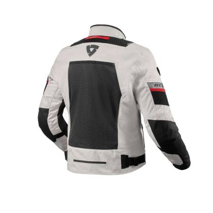 Geacă Moto Touring din Textil REVIT TORNADO 4 H2O · Gri / Negru / Roșu  - 1