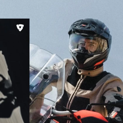 Geacă Moto Touring din Textil REVIT TORNADO 4 H2O · Maro / Negru  - 3