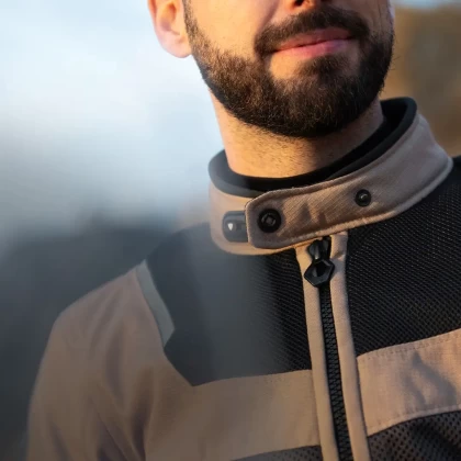 Geacă Moto Touring din Textil REVIT TORNADO 4 H2O · Maro / Negru  - 6