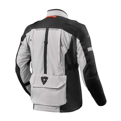 Geacă Moto Touring din Textil REVIT SAND 4 H2O · Gri / Negru  - 1