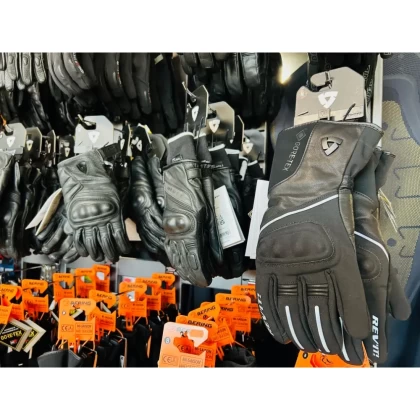 Mănuși Moto din Piele GoreTex REVIT STRATOS 3 GTX · Negru  - 2