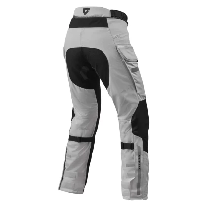 Pantaloni Moto Damă din Textil REVIT SAND 4 H2O LADIES · Gri / Negru / Roșu  - 1