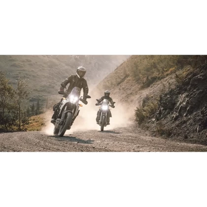 Mănuși Moto de Vară din Piele Naturală REVIT SAND 4 · Gri / Negru  - 3