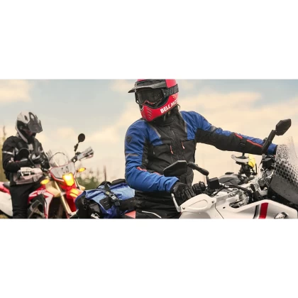 Mănuși Moto de Vară din Piele Naturală & Textil REVIT OFFTRACK 2 · Maro / Negru  - 3