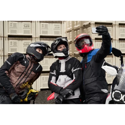 Geacă Moto din Textil REVIT OFFTRACK 2 H2O · Negru / Maro  - 8