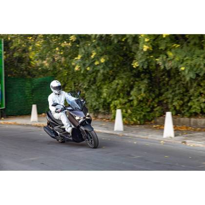 Mănuși Moto din Piele Naturală & Textil REVIT DIRT 4 · Negru / Alb / Roșu  - 4