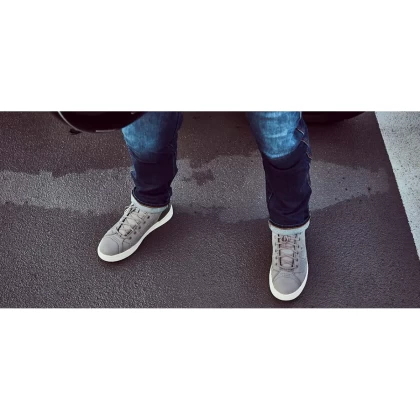 Ghete Moto din Piele Perforată REVIT ARROW · Negru  - 1