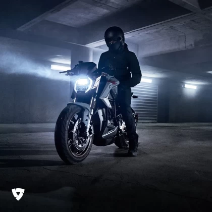 Geacă Moto din Textil REVIT AFTERBURN H2O · Negru  - 3