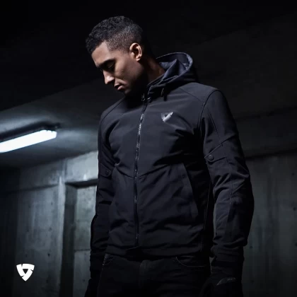 Geacă Moto din Textil REVIT AFTERBURN H2O · Negru  - 2