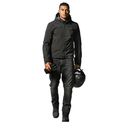 Geacă Moto din Textil REVIT AFTERBURN H2O · Negru  - 8