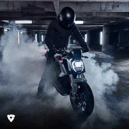 Geacă Moto din Textil REVIT AFTERBURN H2O · Negru  - 4