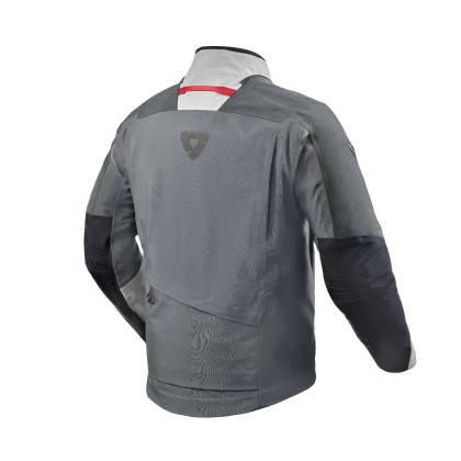 Geacă Moto din textil GoreTex REVIT STRATUM GTX · Gri / Negru / Alb  - 8