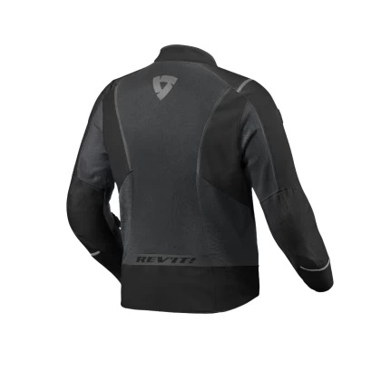 Geacă Moto de Vară din textil REVIT AIRWAVE 4 · Negru / Gri  - 1