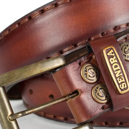 Curea din Piele Naturală SENDRA BOOTS 8563 MEMPHIS CUERO · Maro  - 1