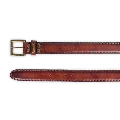 Curea din Piele Naturală SENDRA BOOTS 8563 MEMPHIS CUERO · Maro  - 2