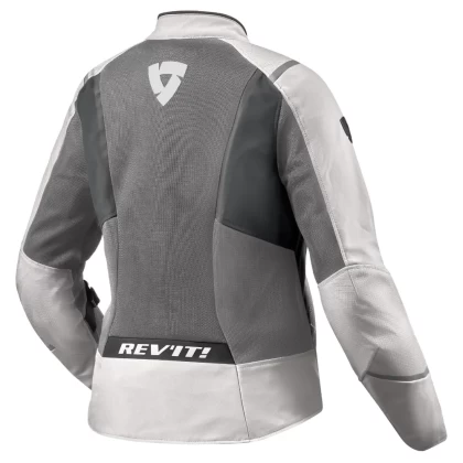 Geacă Moto Damă de Vară din textil REVIT AIRWAVE 4 LADIES · Argintiu / Gri  - 1