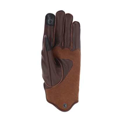 Mănuși Moto din Piele RICHA CUSTOM 2 · Maro  - 1