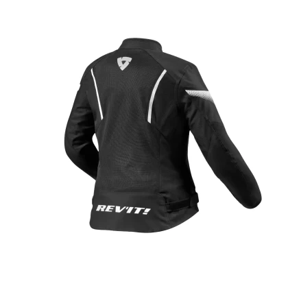 Geacă Moto Damă de Vară din Textil REVIT CONTROL AIR H2O LADIES · Negru / Alb  - 1