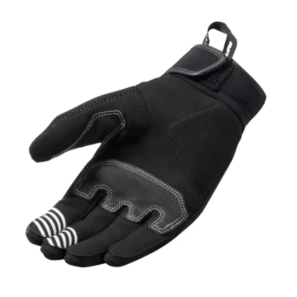 Mănuși Moto de Vară din Textil REVIT ENDO · Negru / Alb  - 1