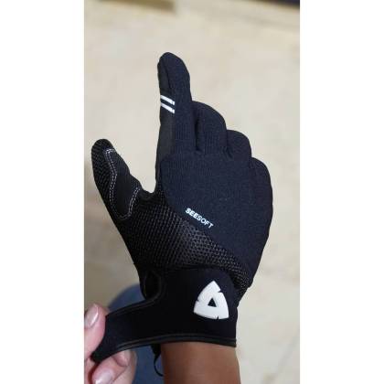 Mănuși Moto Damă de Vară din Textil REVIT ENDO LADIES · Gri / Roșu / Negru  - 3