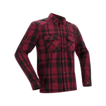 Cămașă Moto din Textil RICHA FOREST · Roșu / Negru  - 3