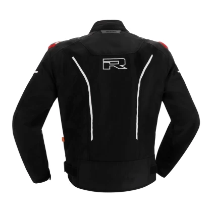 Geacă Moto din Textil RICHA VENDETTA · Negru / Roșu  - 1