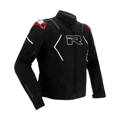 Geacă Moto din Textil RICHA VENDETTA · Negru / Roșu  - 2