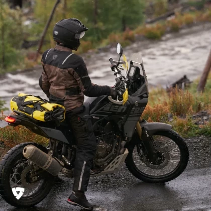 Geacă Moto din Textil REVIT OFFTRACK 2 H2O · Negru  - 4