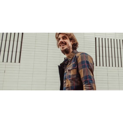 Cămașă Moto cu Protecții REVIT BISON 2 H2O · Albastru  - 5