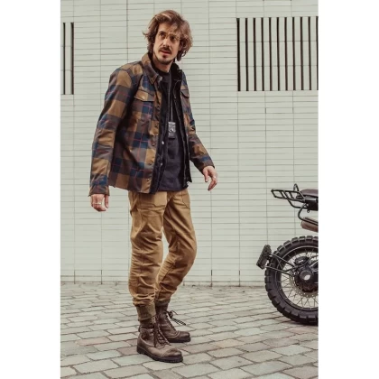 Cămașă Moto cu Protecții REVIT BISON 2 H2O · Albastru  - 3