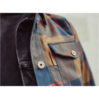 Cămașă Moto cu Protecții REVIT BISON 2 H2O · Albastru  - 4