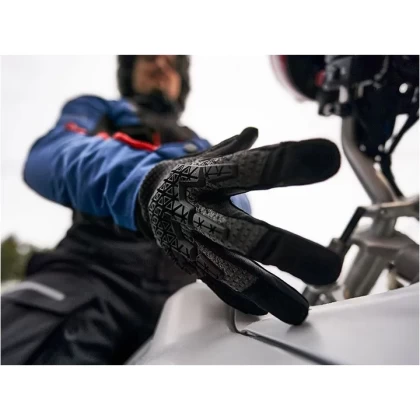 Mănuși Moto de Vară din Piele Naturală & Textil REVIT OFFTRACK 2 · Negru  - 2