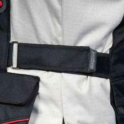 Geacă Moto din Textil SIXGEAR NOVUS · Negru / Alb / Roșu  - 13