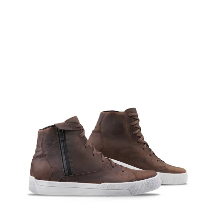 Ghete Moto Urbane din Piele GAERNE G-ROME OILED Aquatech · Maro  - 2