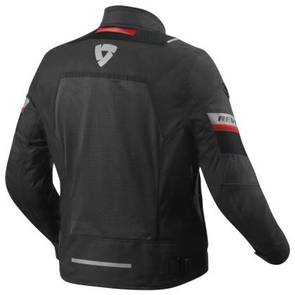 Geacă Moto Touring din Textil REVIT TORNADO 4 H2O · Negru / Gri / Roșu  - 1