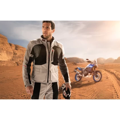 Geacă Moto de Vară din Textil BERING BAKUNDU · Gri / Negru / Albastru  - 2