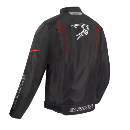 Geacă Moto din Textil BERING SWEEK · Negru / Roșu  - 1