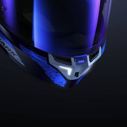 Cască Moto Integrală SHARK SKWAL i3 HELLCAT cu Lumini de Frână · Negru / Albastru  - 14