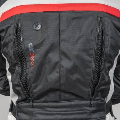 Geacă Moto din Textil SIXGEAR NOVUS · Negru / Alb / Albastru  - 5