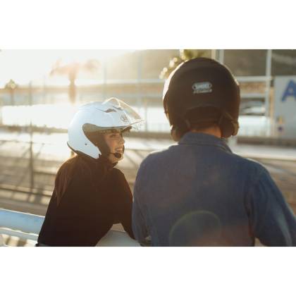 Cască Moto Open Face SHOEI J-CRUISE 3 WHIZZY TC-5 · Negru / Alb / Gri  - 6