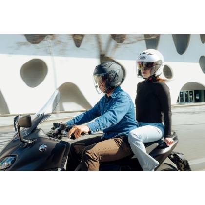 Cască Moto Open Face SHOEI J-CRUISE 3 WHIZZY TC-11 · Verde / Negru / Alb / Gri  - 8