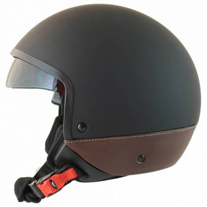 Cască Moto Open Face KIWI K740 · Gri / Maro  - 2