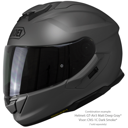 Vizieră Fumurie SHOEI CNS-1C pentru Casca Moto GT-Air 3 · Gri Închis  - 17