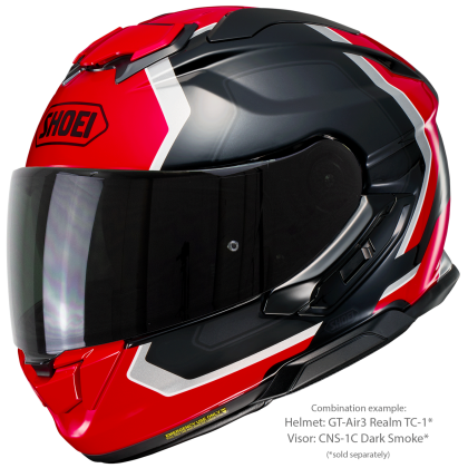 Vizieră Fumurie SHOEI CNS-1C pentru Casca Moto GT-Air 3 · Gri Închis  - 5