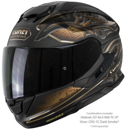 Vizieră Fumurie SHOEI CNS-1C pentru Casca Moto GT-Air 3 · Gri Închis  - 6